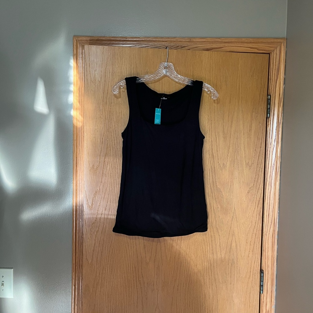 Maurices Black Fitted Tank Top